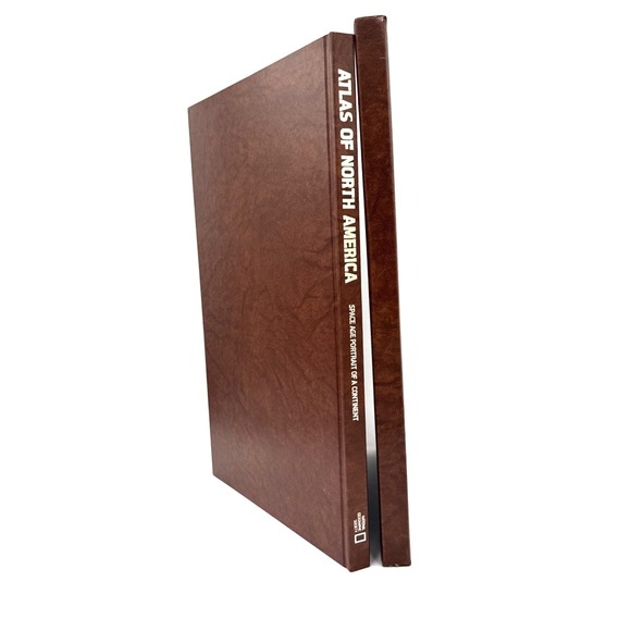 Atlas of North America National Geographic Large Bk HC Slipcover 1987 *freeship - Picture 9 of 16